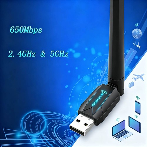 Usb wifi adapter 650mbps - adapter,