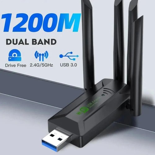 1200mbps usb wifi adapter dual - usb,
