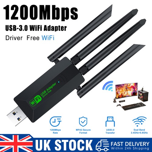 Wifi usb 1200mbps dongle - 1200mbps|,