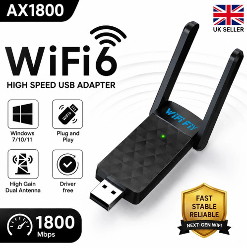 1800mbps usb wifi - usb, adapter