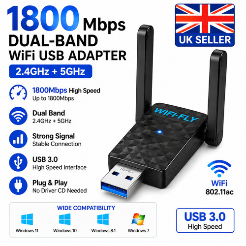 1800mbps usb wifi adapter - 1800mbps,