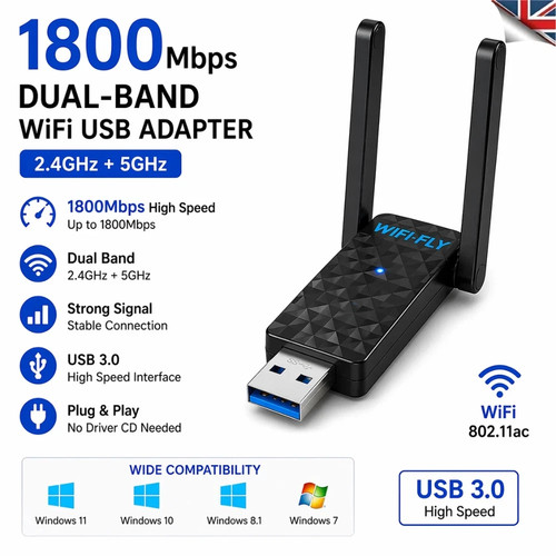 1800mbps usb wifi adapter - usb,