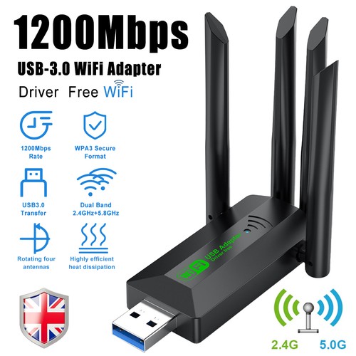 1200mbps wireless wifi usb - 1200mbps,