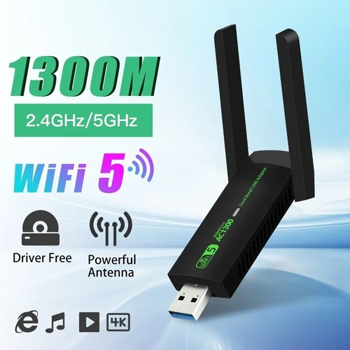 Usb wifi adapter - usb, 1300mbps